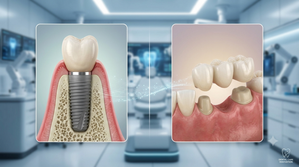 Single Tooth Implant vs. Dental Bridge: What Changes for Your Oral Health?