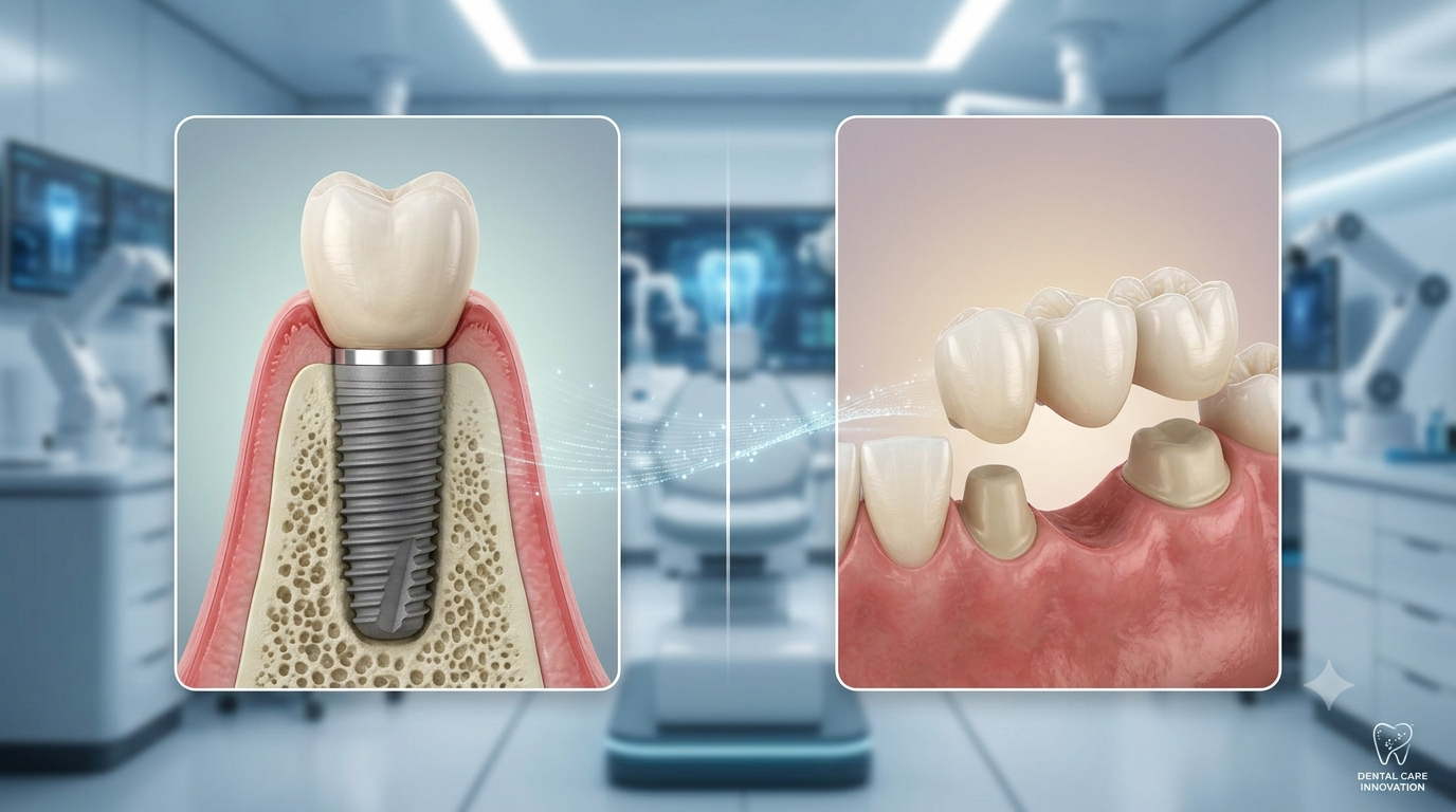 Single Tooth Implant vs. Dental Bridge: What Changes for Your Oral Health?